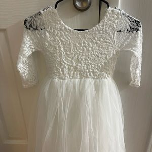 Size 8 (child) flower girl dress